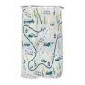 Camco Duschdraperi, White / map design, 172.72 x 137.16cm