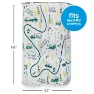 Camco Duschdraperi, White / map design, 172.72 x 137.16cm