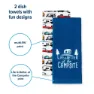 Camco Kökshandduk 2 Enheter, Blue / white, 68.58 x 41.91cm