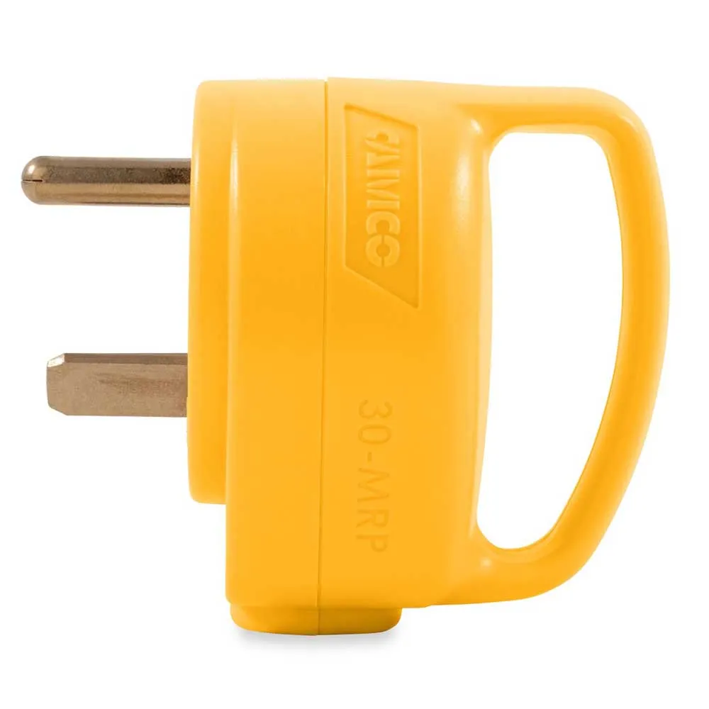 Camco Miniadapter 30a, Yellow, One Size