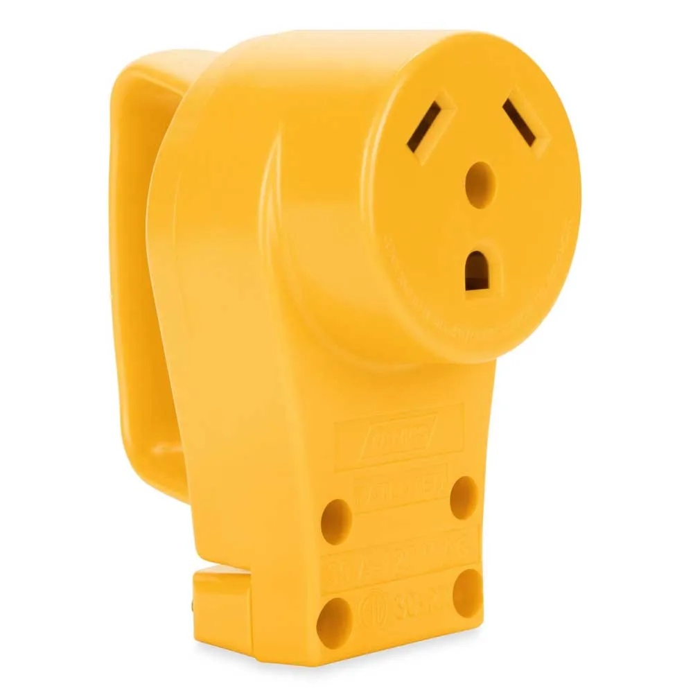 Camco Powergrip Stickproppsadapter 30a, Yellow, One Size Camco Powergrip Stickproppsadapter 30a, Yellow, One Size