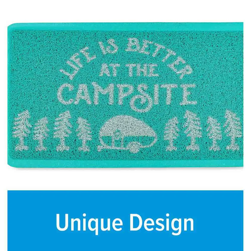 Camco Retro Rv Matta, Teal, 67.3 x 38.1cm