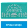 Camco Retro Rv Matta, Teal, 67.3 x 38.1cm