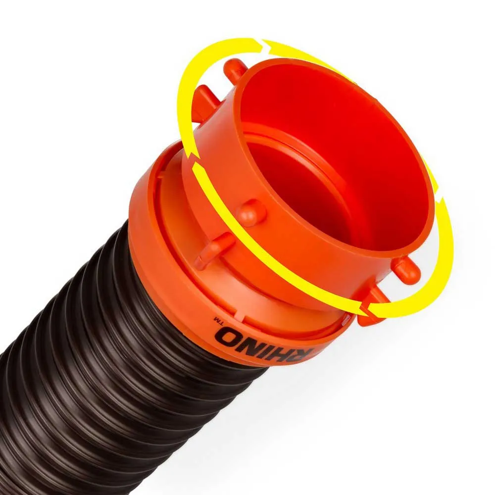 Camco Rhinoflex Slangset 1.52 M, Black / orange, One Size