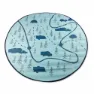 Camco Rund Matta 1.82 M, Map pattern, One Size
