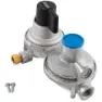 Camco Tvåstegs Propanregulator Med Automatisk Omkoppling, Grey, 1/4"