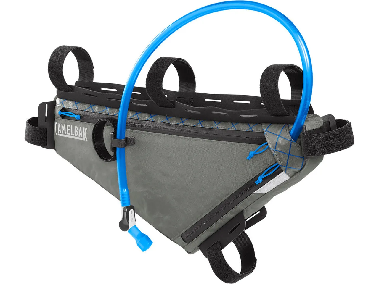 CamelBak M.U.L.E. Rahmentasche + 2 l Quick Stow Trinkblase, Wolf grey, One Size