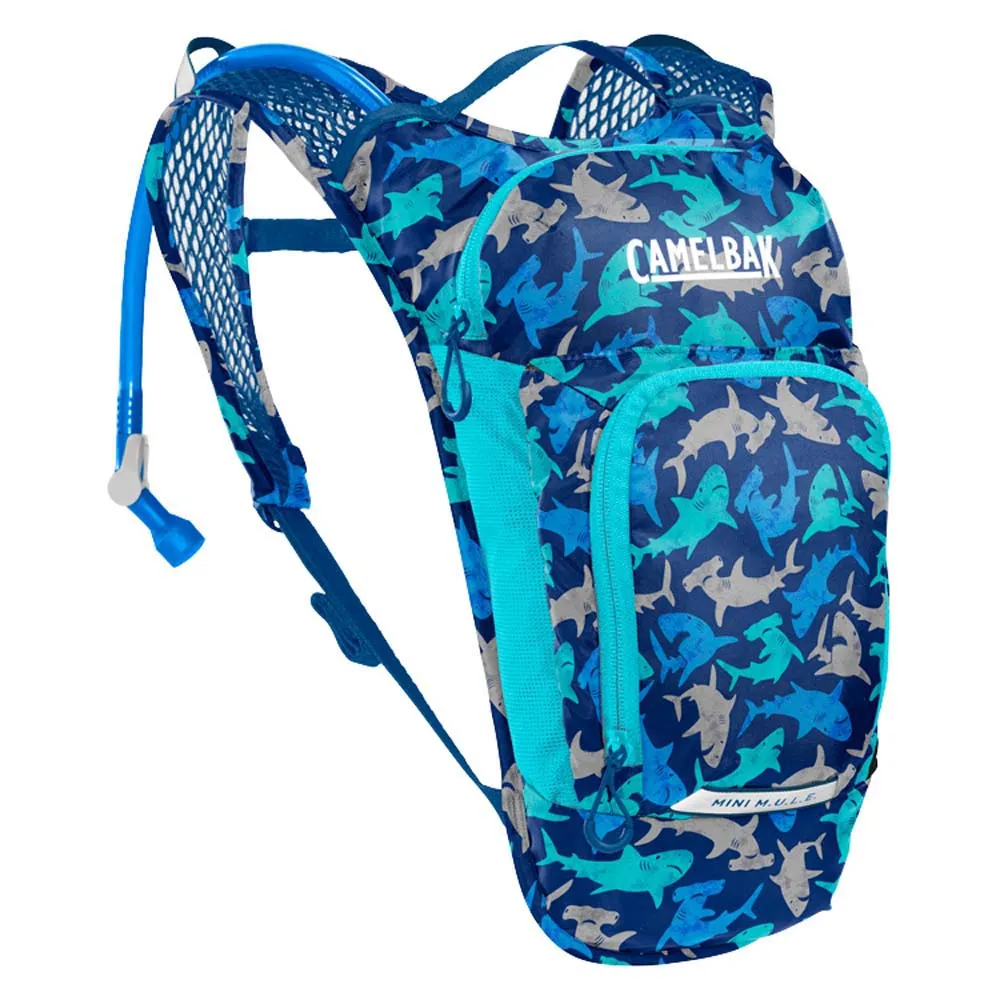 CamelBak Mini Mule Sharks Hydreringsryggsäck 1.5l, Blue, One Size