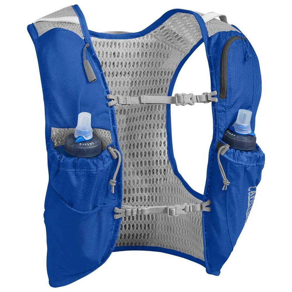 CamelBak Ultra Pro 6l With 2 Quick Stow Flask Hydreringsväst, Nautical blue / black, S