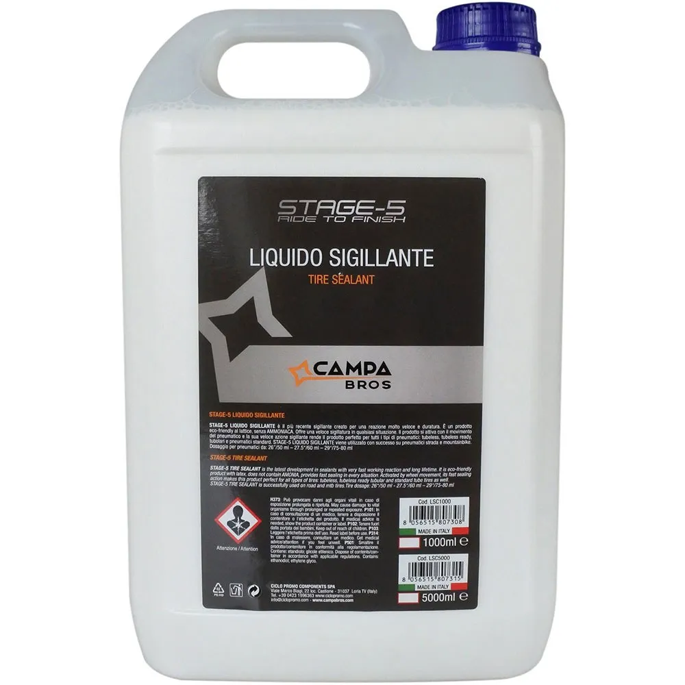 Campa Bros Slanglöst Tätningsmedel 500ml, White / black, One Size