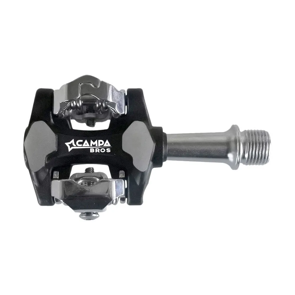 Campa Bros Xc-marathon Cykelpedaler, Black / silver, One Size