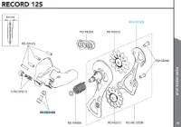 Campagnolo Bakväxel Växelvajer Fästskruv Campagnolo Bakväxel Växelvajer Fästskruv