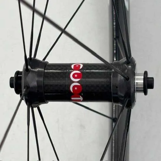 Campagnolo Bora Ultra 50 Rim Qr Ant Carbon Framhjul För Landsvägscykel, Black, 12 x 100mm