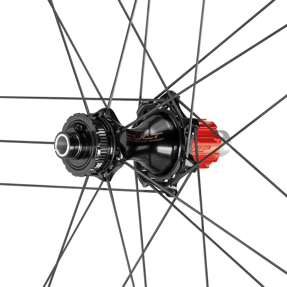 Campagnolo Bora Ultra Wto 45 C23 Cl Disc Tubeless Landsvägscykelns Bakhjul, Black, 12 x 142mm, Shimano/Sram HG