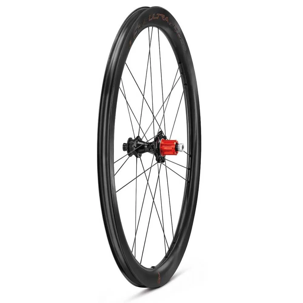 Campagnolo Bora Ultra Wto 45 C23 Cl Disc Tubeless Landsvägscykelns Bakhjul, Black, 12 x 142mm, Shimano/Sram HG