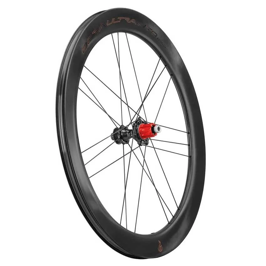 Campagnolo Bora Ultra Wto 45 C23 Cl Disc Tubeless Landsvägscykelns Bakhjul, Black, 12 x 142mm, Shimano/Sram HG