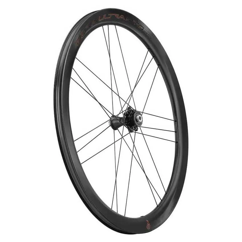 Campagnolo Bora Ultra Wto 45 Team Edition C23 Cl Disc Tubeless Landsvägshjulset, Black, 12 x 100/12 x 142mm, Shimano/Sram HG Campagnolo Bora Ultra Wto 45 Team Edition C23 Cl Disc Tubeless Landsvägshjulset, Black, 12 x 100/12 x 142mm, Shimano/Sram HG