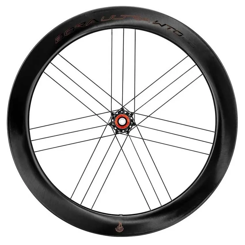 Campagnolo Bora Ultra Wto 60 C23 Cl Disc Tubeless Landsvägscykelns Bakhjul, Black, 12 x 142mm, Shimano/Sram HG Campagnolo Bora Ultra Wto 60 C23 Cl Disc Tubeless Landsvägscykelns Bakhjul, Black, 12 x 142mm, Shimano/Sram HG