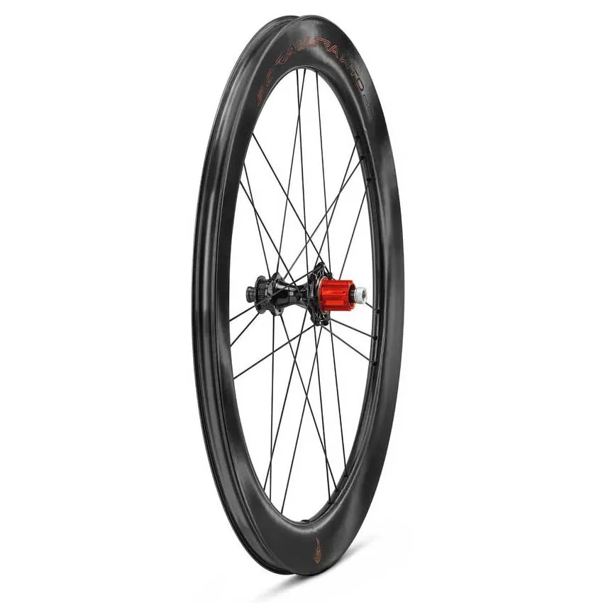 Campagnolo Bora Ultra Wto 60 C23 Cl Disc Tubeless Landsvägscykelns Bakhjul, Black, 12 x 142mm, Shimano/Sram HG Campagnolo Bora Ultra Wto 60 C23 Cl Disc Tubeless Landsvägscykelns Bakhjul, Black, 12 x 142mm, Shimano/Sram HG