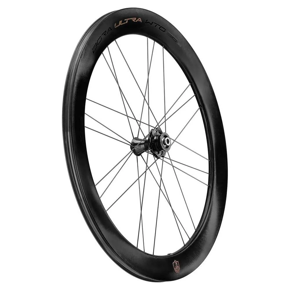 Campagnolo Bora Ultra Wto 60 Cl Disc Tubeless Landsvägshjulset, Black, 12 x 100/12 x 142mm, Campagnolo N3W
