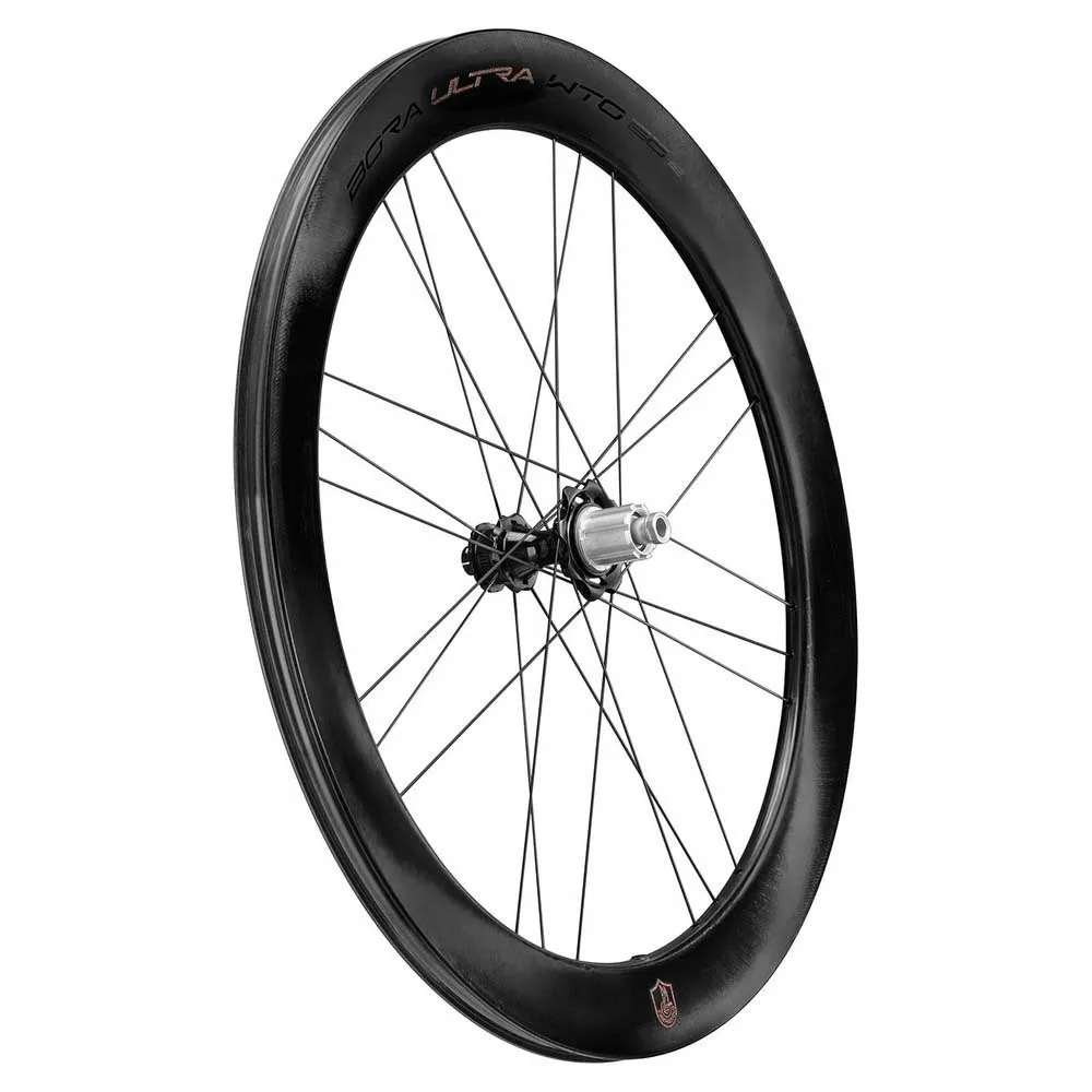 Campagnolo Bora Ultra Wto 60 Cl Disc Tubeless Landsvägshjulset, Black, 12 x 100/12 x 142mm, Campagnolo N3W