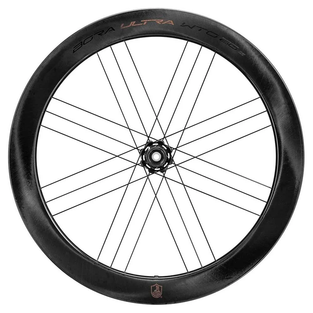 Campagnolo Bora Ultra Wto 60 Cl Disc Tubeless Landsvägshjulset, Black, 12 x 100/12 x 142mm, Campagnolo N3W