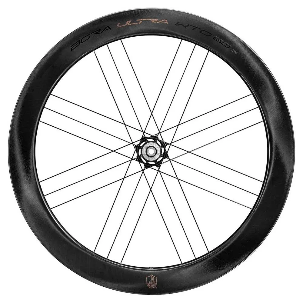 Campagnolo Bora Ultra Wto 60 Cl Disc Tubeless Landsvägshjulset, Black, 12 x 100/12 x 142mm, Campagnolo N3W