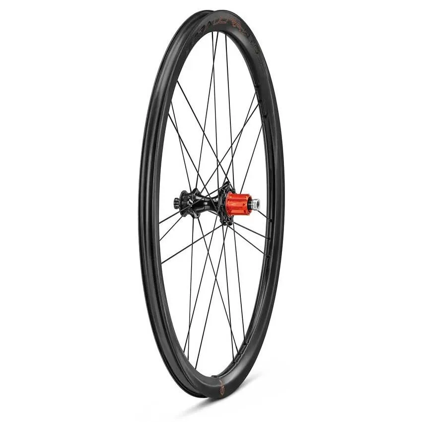 Campagnolo Bora Ultra Wto Db 35 C23 2wf Cl Disc Tubeless Landsvägscykelns Bakhjul, Black, 12 x 142mm, Campagnolo