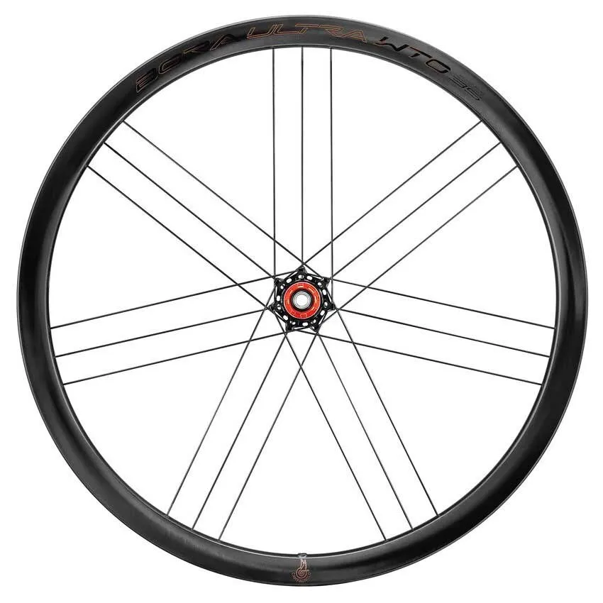 Campagnolo Bora Ultra Wto Db 35 C23 2wf Cl Disc Tubeless Landsvägscykelns Bakhjul, Black, 12 x 142mm, Campagnolo