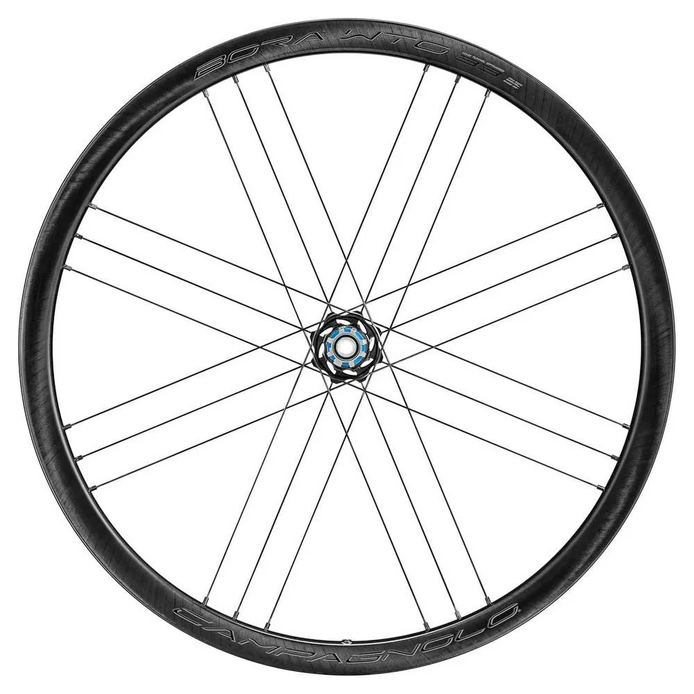 Campagnolo Bora Wto 33 Cl Disc Tubeless Landsvägshjulset, Black, 12 x 100/12 x 142mm, Campagnolo