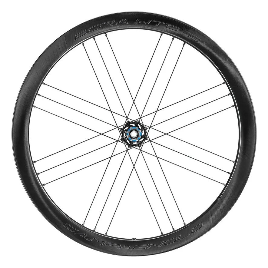 Campagnolo Bora Wto 45 Db Disc Tubeless Landsvägshjulset, Black, 12 x 100 / 12 x 142mm, Campagnolo