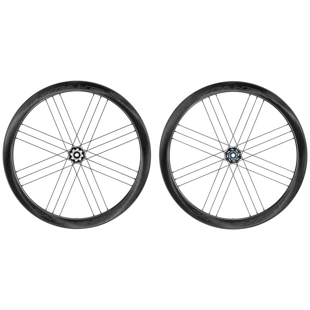 Campagnolo Bora Wto 45 Db Disc Tubeless Landsvägshjulset, Black, 12 x 100 / 12 x 142mm, Campagnolo