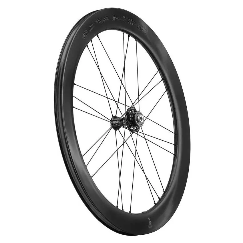 Campagnolo Bora Wto 60 C23 Cl Disc Tubeless Framhjul För Landsvägscykel, Black, 12 x 100mm Campagnolo Bora Wto 60 C23 Cl Disc Tubeless Framhjul För Landsvägscykel, Black, 12 x 100mm