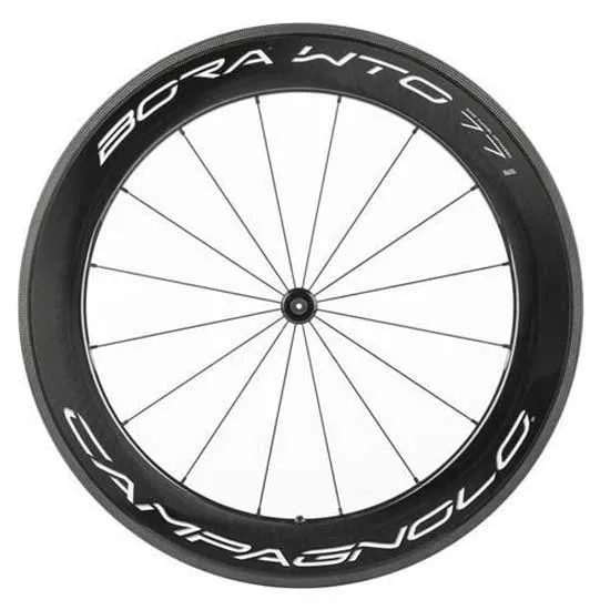 Campagnolo Bora Wto 77 2wf Carbon Qr Framhjul För Landsvägscykel, Black, 12 x 100mm