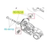 Campagnolo Ekar 13 Stabilisatormontering, Silver, One Size