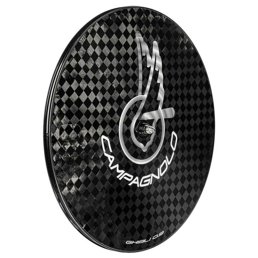 Campagnolo Ghibli 0.9 Tubeless 2-way Fit™ Track Framhjul, Black, 100mm
