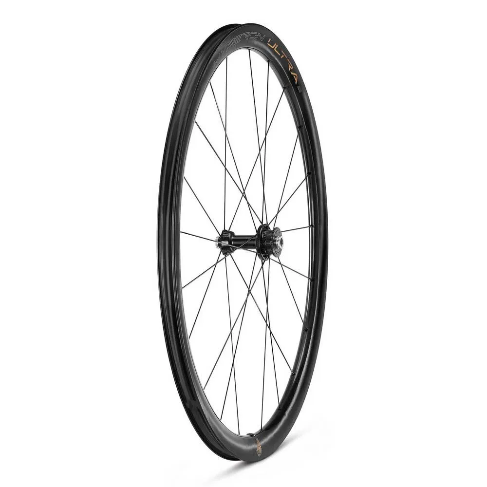 Campagnolo Hyperon Ultra Cl Disc Tubular Framhjul För Landsvägscykel, Black, 12 x 100mm