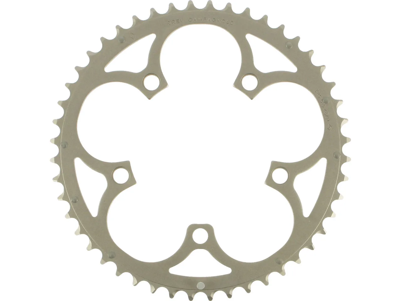 Campagnolo Kettenblatt Record CT, 10-fach, 5-Arm, 110 mm Lochkreis Mod. 2005-2008, Silver, 34t Campagnolo Kettenblatt Record CT, 10-fach, 5-Arm, 110 mm Lochkreis Mod. 2005-2008, Silver, 34t