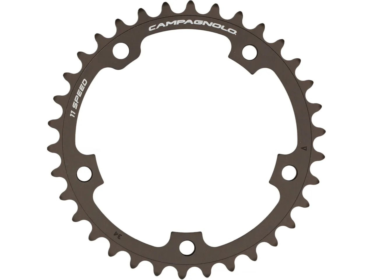 Campagnolo Kettenblatt Super Record CT, 11-fach, 5-Arm, 110mm Lochkreis 2011-2014, Grå Campagnolo Kettenblatt Super Record CT, 11-fach, 5-Arm, 110mm Lochkreis 2011-2014, Grå