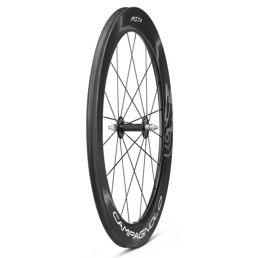 Campagnolo Pista Carbon Tubular Framhjul För Landsvägscykel