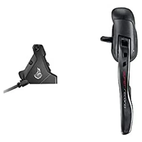 Campagnolo Super Record Db Hydraulic 140 Mm Vänster Bromsspak Med Växelreglage, Black, 12s Campagnolo Super Record Db Hydraulic 140 Mm Vänster Bromsspak Med Växelreglage, Black, 12s