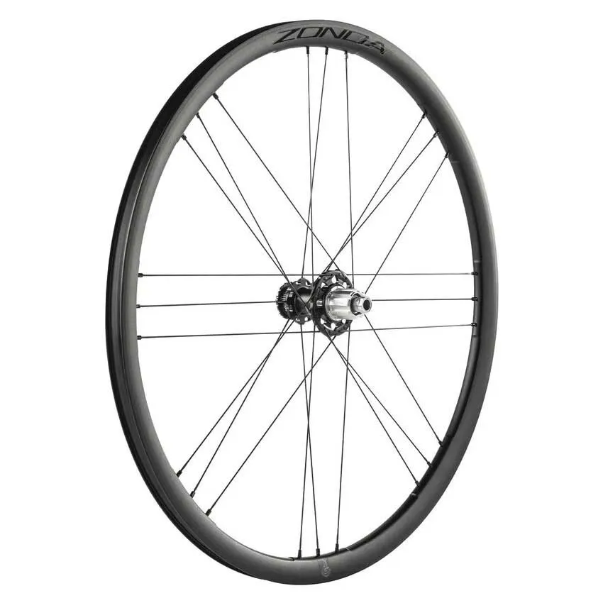 Campagnolo Zonda Gt Db 2wf C23 Disc Tubeless Landsvägscykelns Bakhjul, Black, 12 x 142mm, Campagnolo N3W Campagnolo Zonda Gt Db 2wf C23 Disc Tubeless Landsvägscykelns Bakhjul, Black, 12 x 142mm, Campagnolo N3W