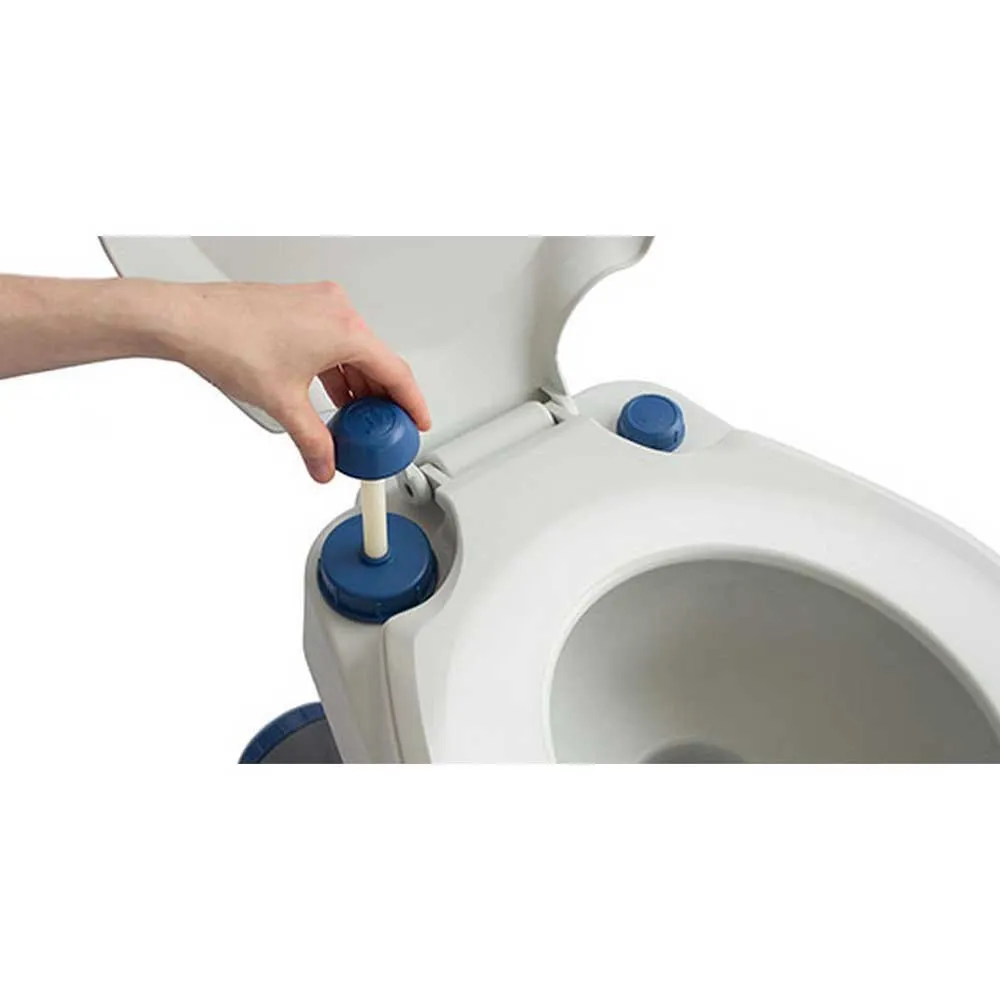 Campingaz Bärbar Antimikrobiell Toalett Från Easygo 20l, White / gray, One Size