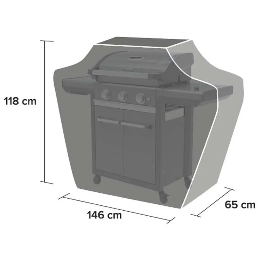 Campingaz Classic L Grillskydd, Black, 146 x 65 x 118cm
