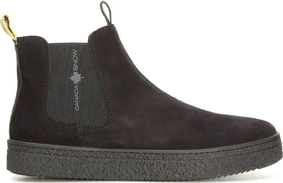 Canada Snow Men's Mount Verm Suede Boots, Black Canada Snow Men's Mount Verm Suede Boots, Black