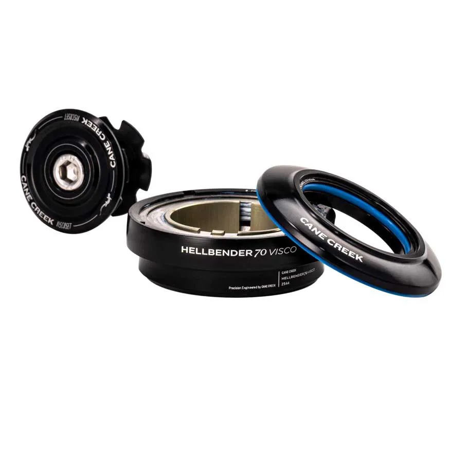 Cane Creek Hellbender 70 Visco Zs44/28.6/h13.5 Semi-integrerat Headset, Black, One Size Cane Creek Hellbender 70 Visco Zs44/28.6/h13.5 Semi-integrerat Headset, Black, One Size