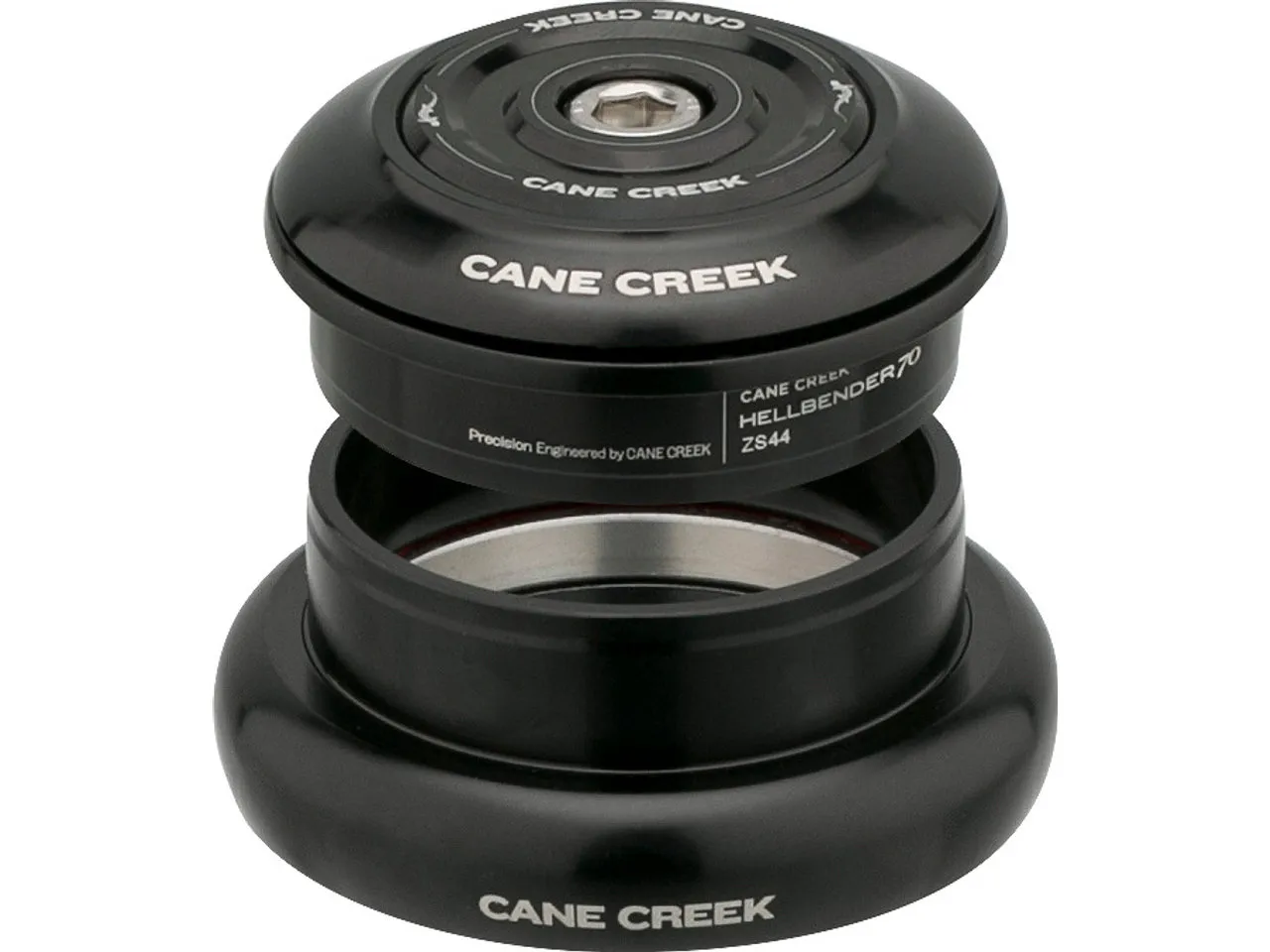 Cane Creek Hellbender 70 ZS44/28,6 - EC44/40 Steuersatz, Black, One Size Cane Creek Hellbender 70 ZS44/28,6 - EC44/40 Steuersatz, Black, One Size