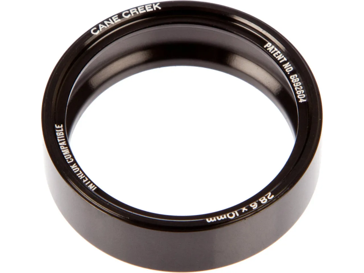 Cane Creek Interlok® Top Spacer für 110er Serie, Black, 10mm Cane Creek Interlok® Top Spacer für 110er Serie, Black, 10mm