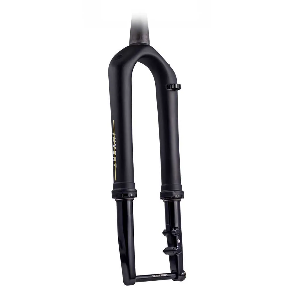 Cane Creek Invert Sl 1.5´´ Tapered Steerer 12x100mm Ta 45 Mm Offset Gravelgaffel, Black, 700C, 30mm Cane Creek Invert Sl 1.5´´ Tapered Steerer 12x100mm Ta 45 Mm Offset Gravelgaffel, Black, 700C, 30mm