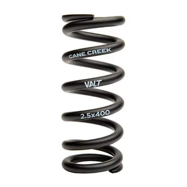 Cane Creek Valt Lighweight Steel 45 Mm Stötdämparfjäder, Black, 400lbs